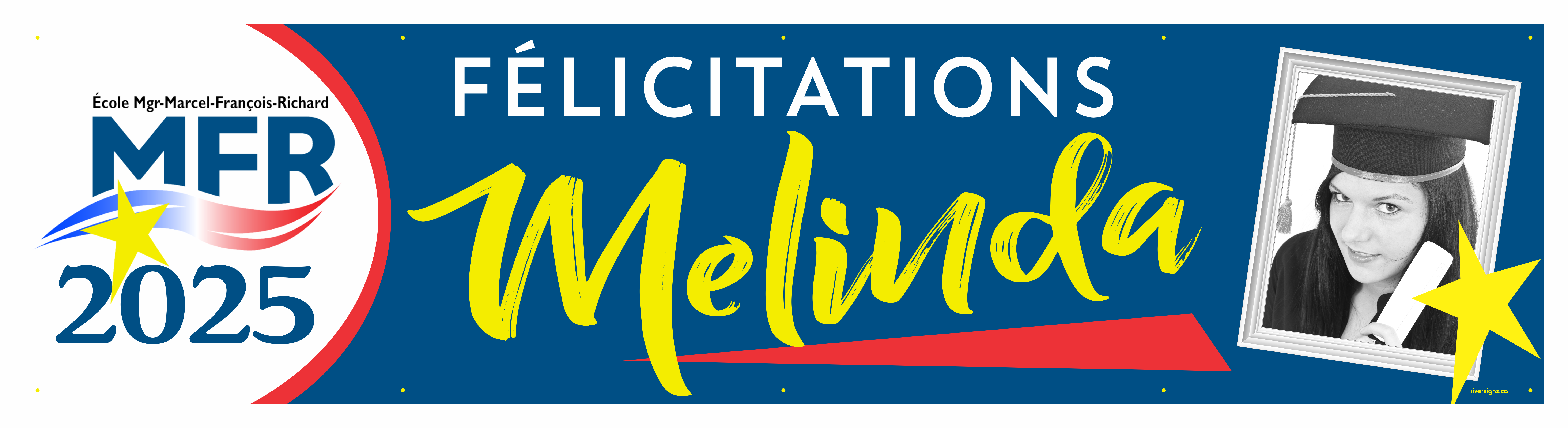The ’Melinda’ Banner - 2’ x 8’