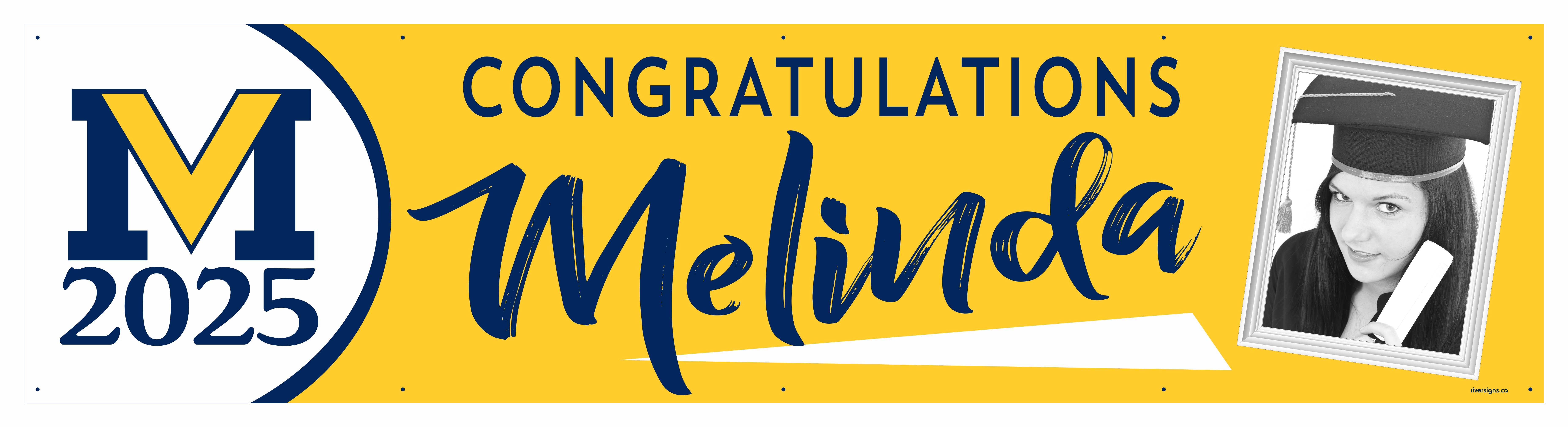 The ’Melinda’ Banner - 2’ x 8’