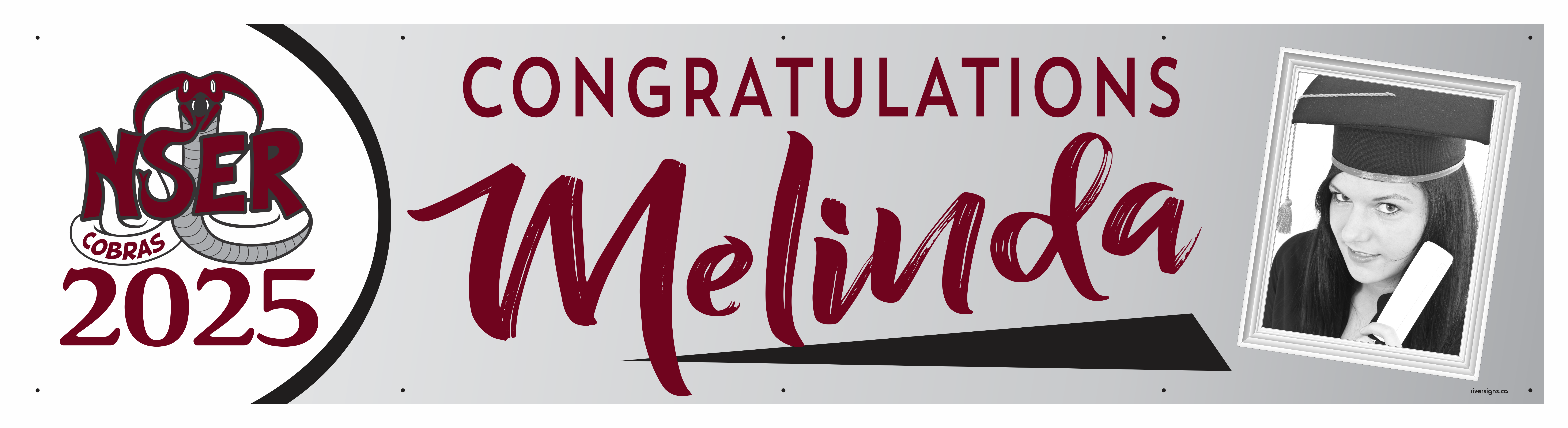 The ’Melinda’ Banner - 2’ x 8’