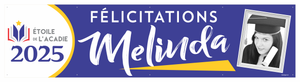 The ’Melinda’ Banner - 2’ x 8’