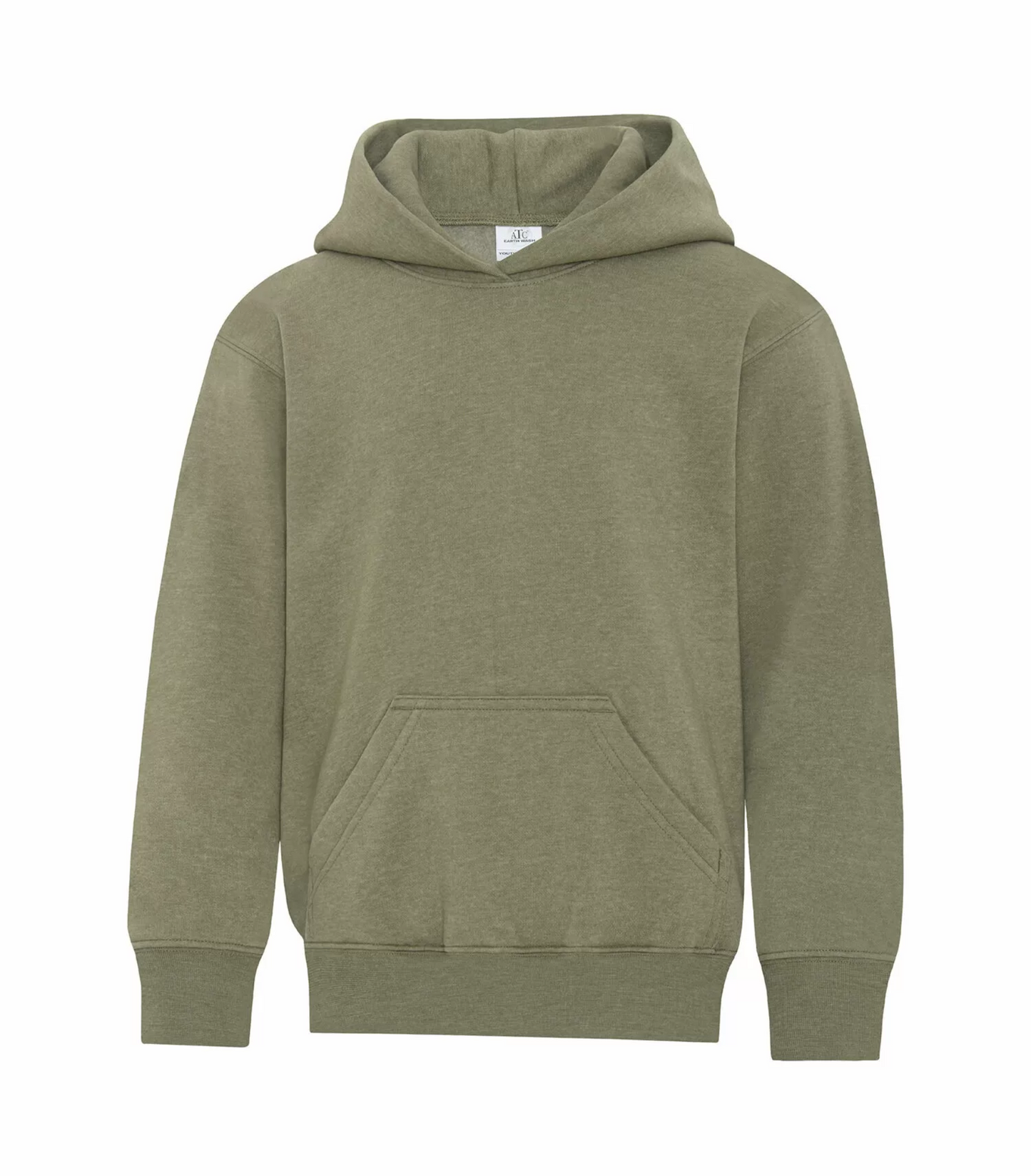 Youth Hoodie - Earth Wash Fleece Sweatshirt - ATC Y6500