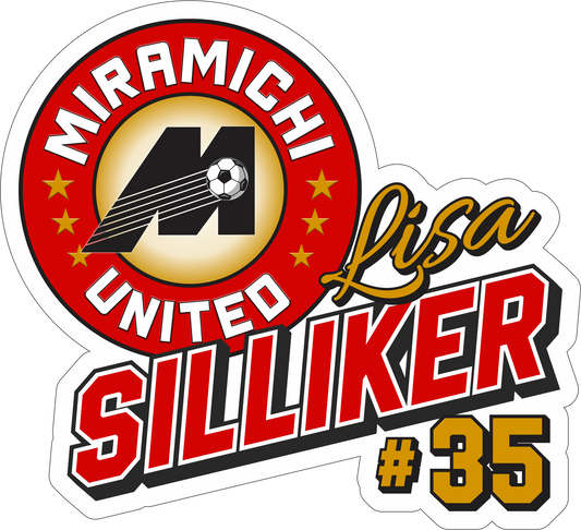 Miramichi United Decals for Car Window - 6" High