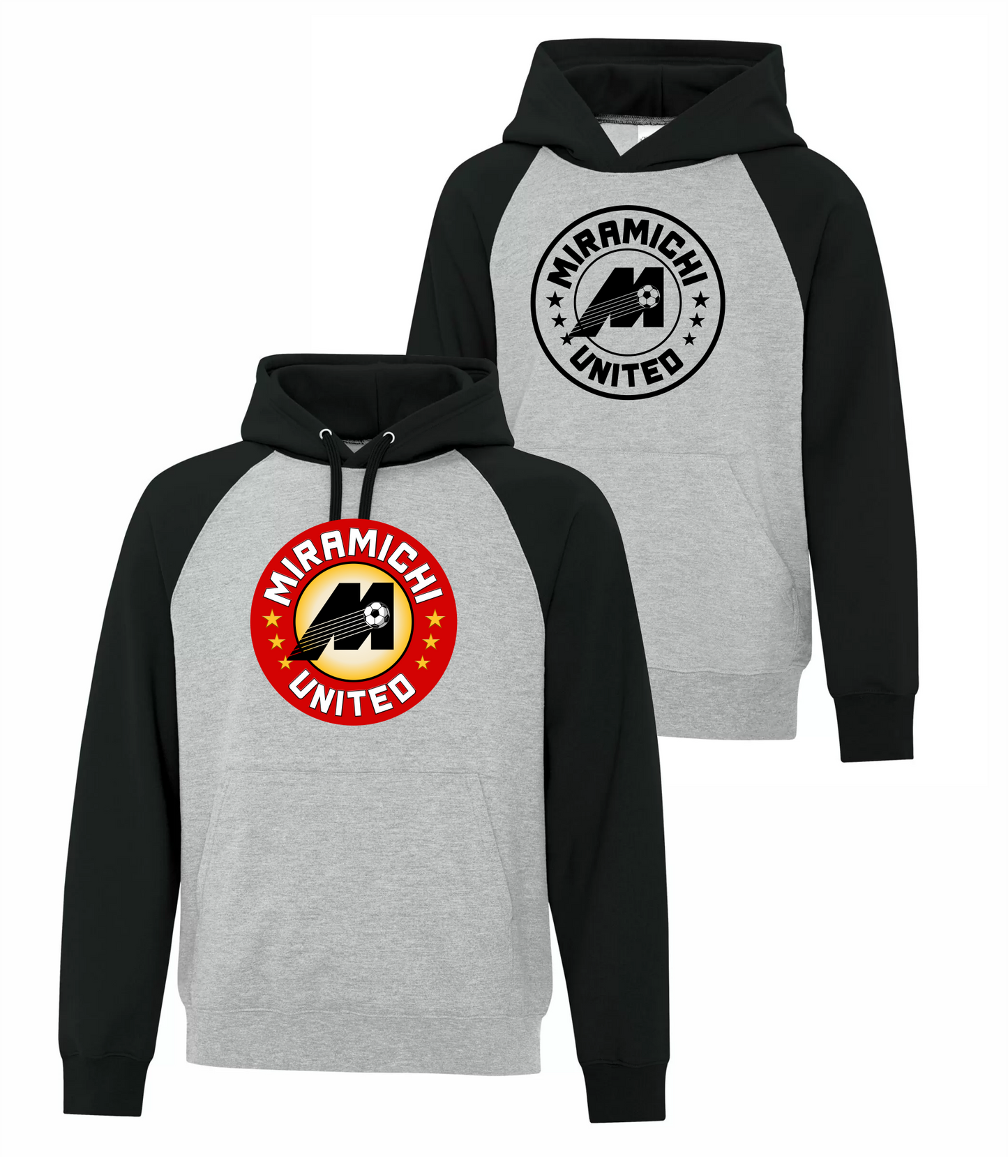 Miramichi United Soccer - Black Unisex Hoodie 2025
