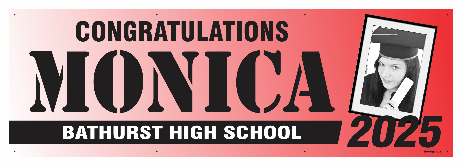 The ’Monica’ Banner - 2’ x 6’