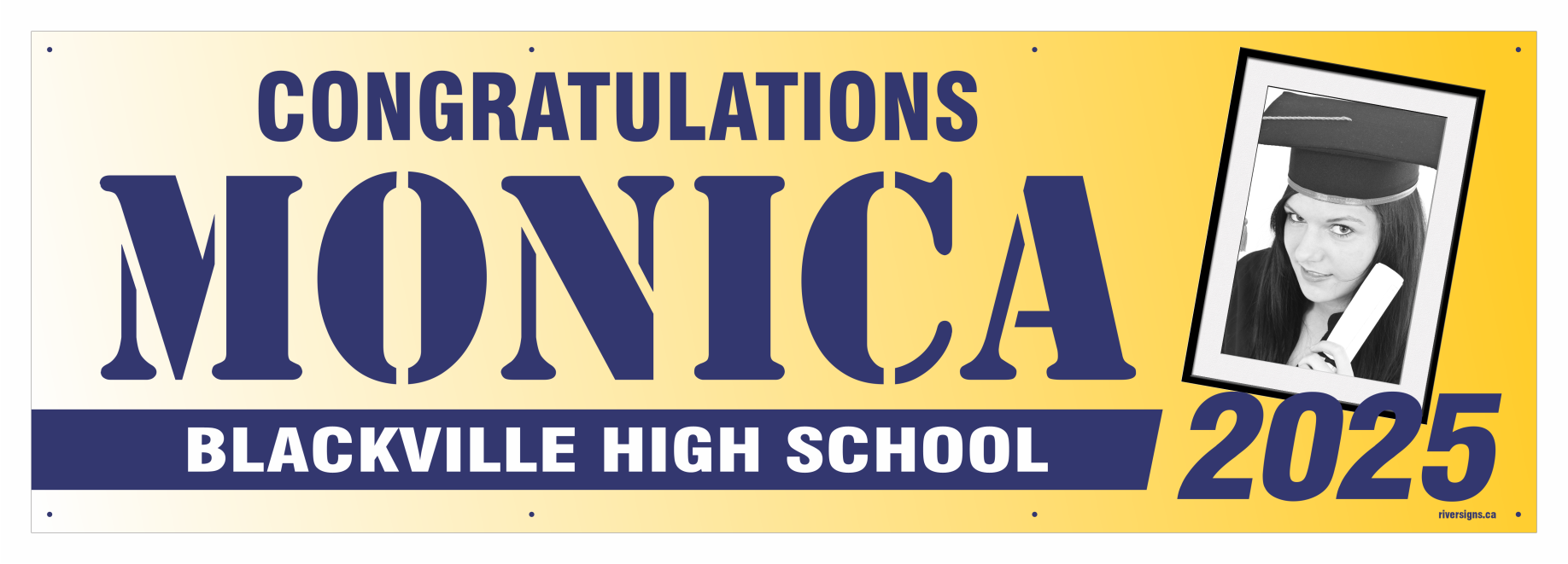 The ’Monica’ Banner - 2’ x 6’