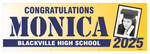 The ’Monica’ Banner - 2’ x 6’
