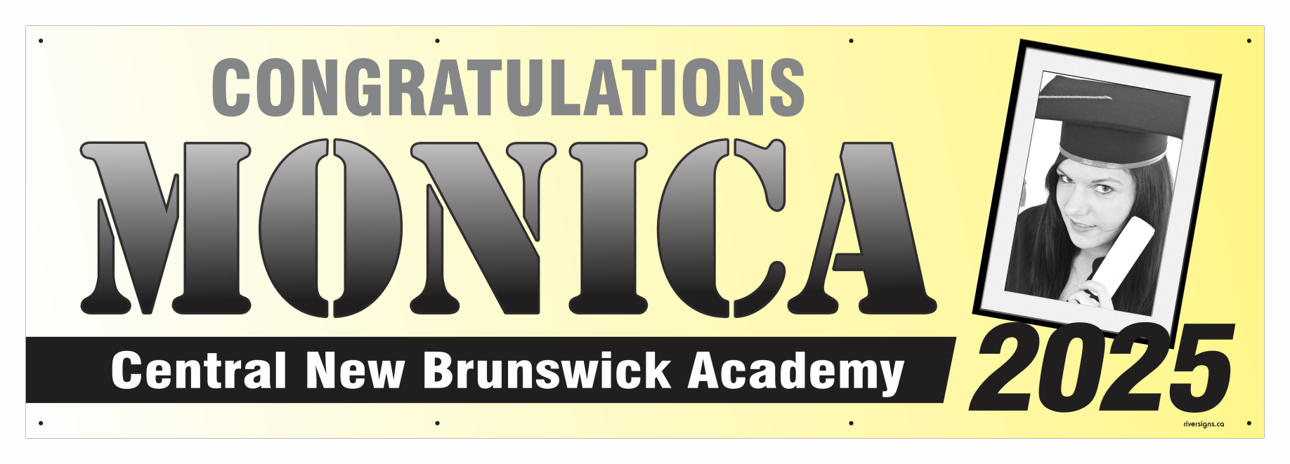 The ’Monica’ Banner - 2’ x 6’