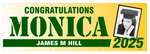 The ’Monica’ Banner - 2’ x 6’