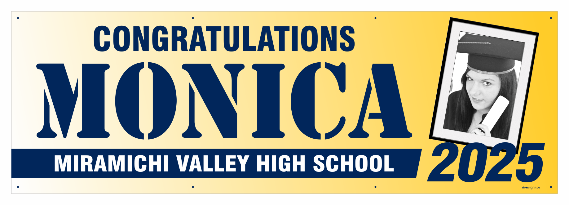 The ’Monica’ Banner - 2’ x 6’