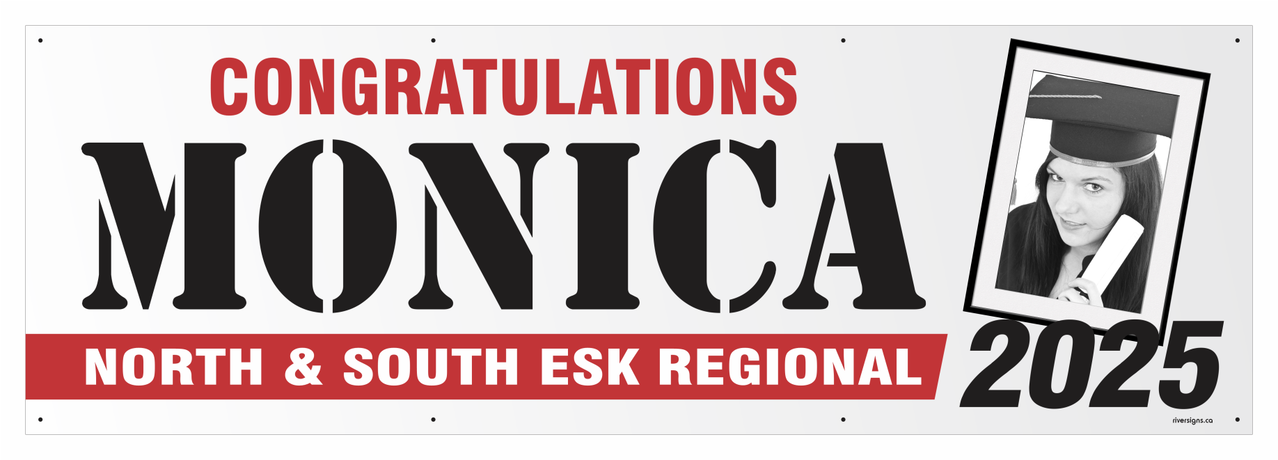 The ’Monica’ Banner - 2’ x 6’