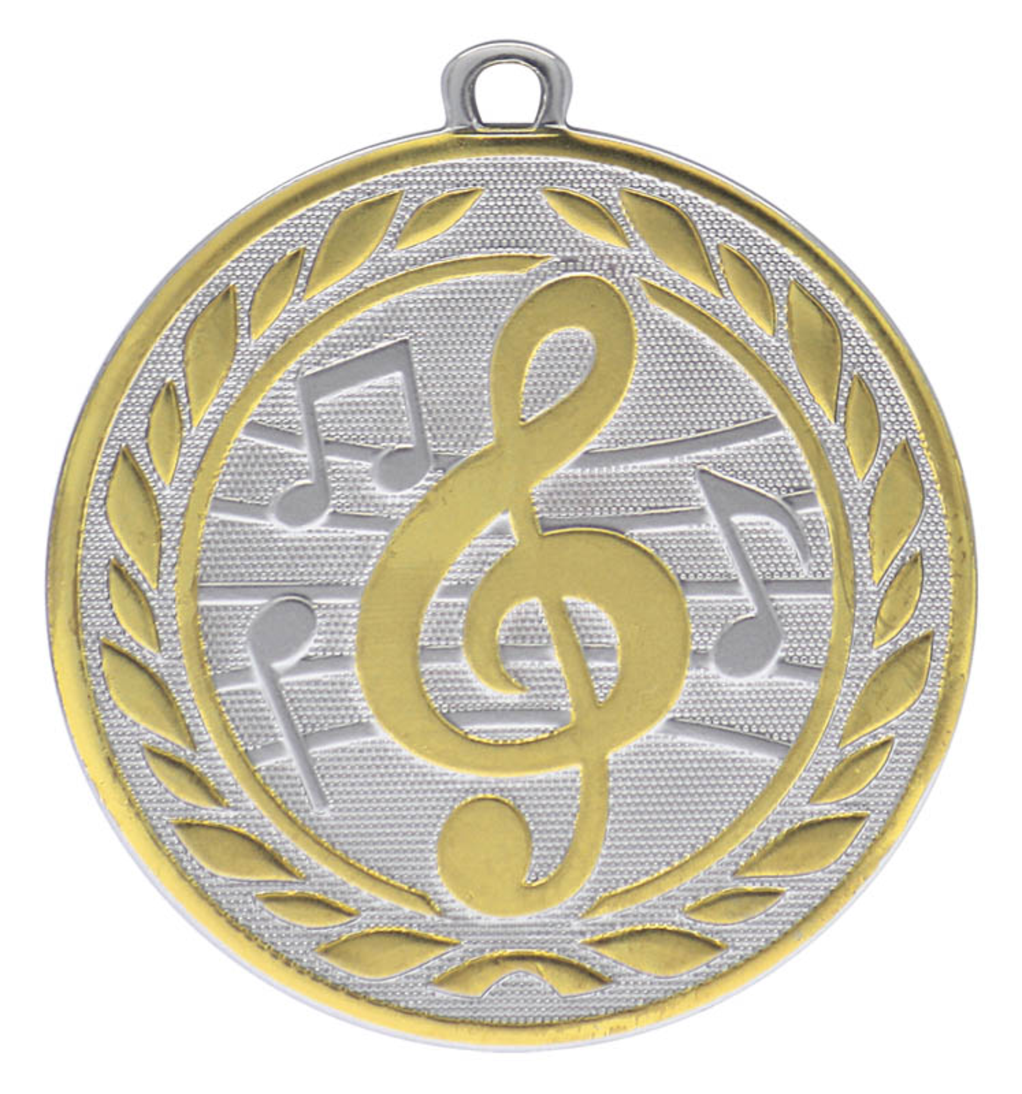 Music Medal 2-Tone Sport, Silver/Gold