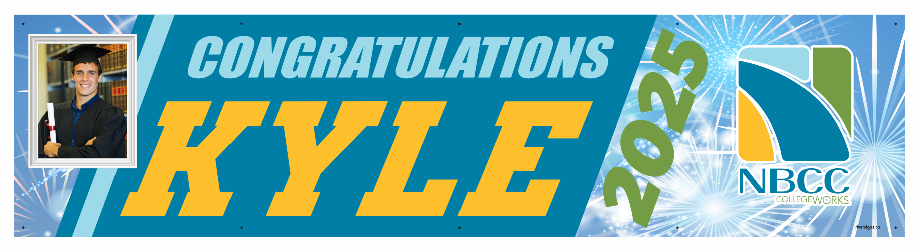 The ’Kyle’ Banner - 2’ x 8’