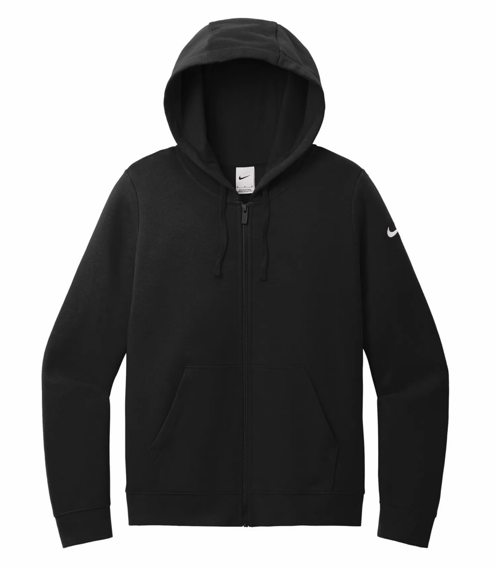 Nike Club Fleece Sleeve Swoosh Ladies' Full Zip Hoodie. NKFD9890