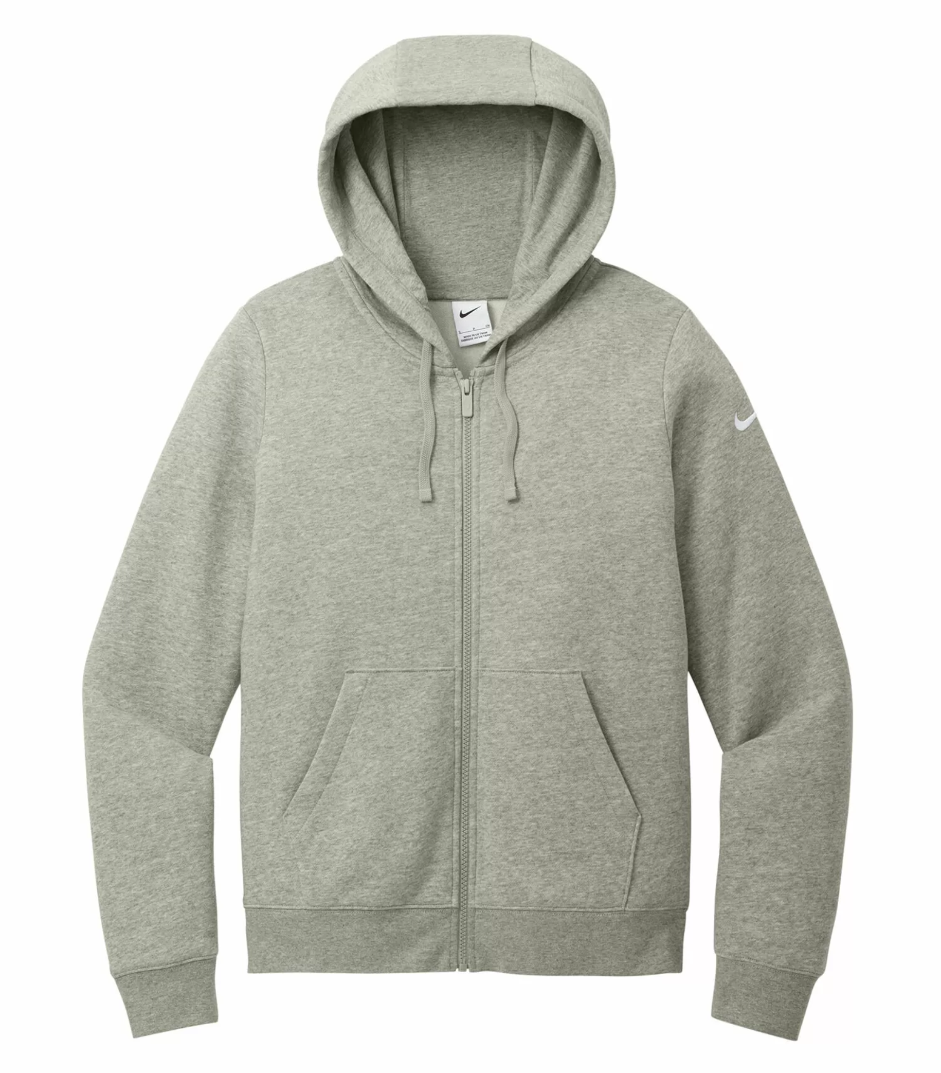 Nike Club Fleece Sleeve Swoosh Ladies' Full Zip Hoodie. NKFD9890