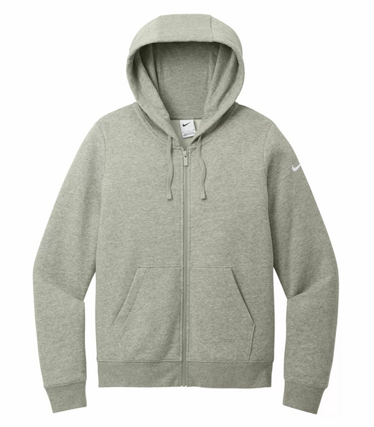 Nike Club Fleece Sleeve Swoosh Ladies' Full Zip Hoodie. NKFD9890