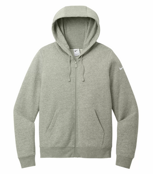 Nike Club Fleece Sleeve Swoosh Ladies' Full Zip Hoodie. NKFD9890