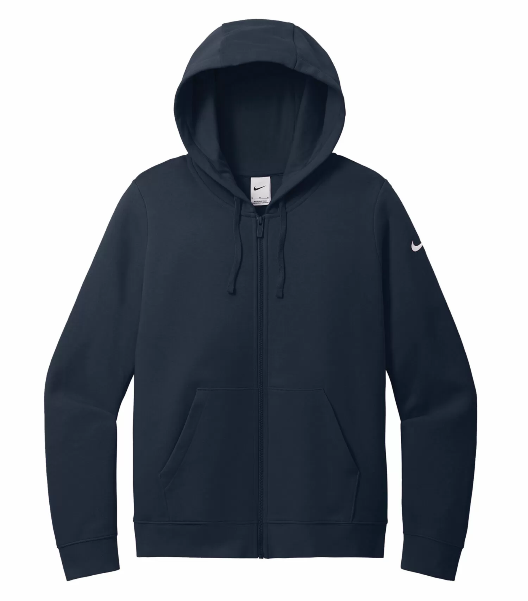 Nike Club Fleece Sleeve Swoosh Ladies' Full Zip Hoodie. NKFD9890
