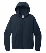 Nike Club Fleece Sleeve Swoosh Ladies' Full Zip Hoodie. NKFD9890