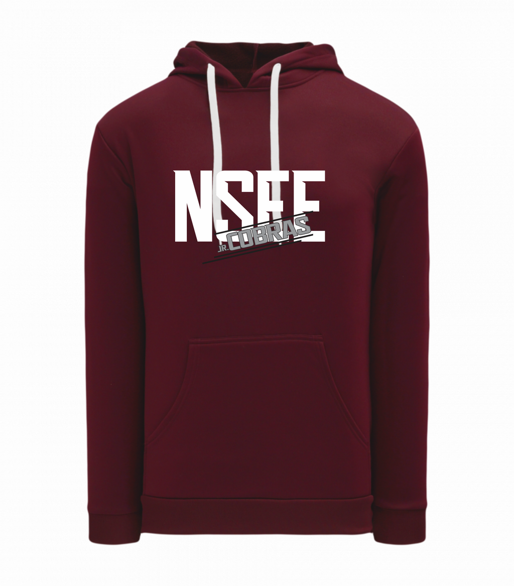 Polyfleece Hoodie - Maroon - NSEE School 2025-26