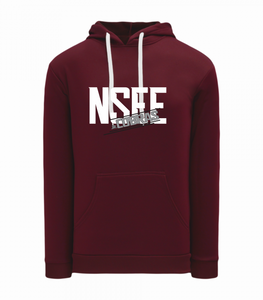 Polyfleece Hoodie - Maroon - NSEE School 2025-26