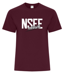 Athletic Heather Cotton Blend T-shirt - NSEE School 2025-26