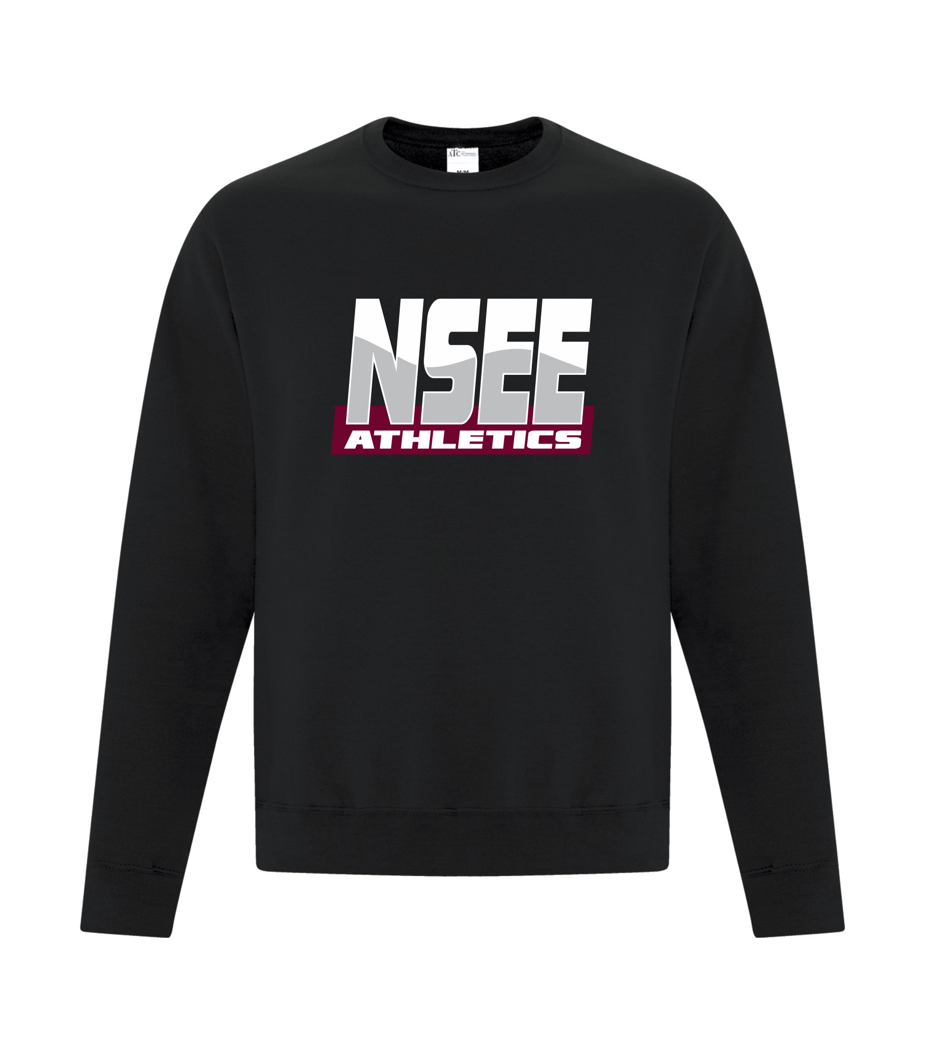 Everyday Fleece Crewneck Sweatshirt - Black - NSEE School 2025-26