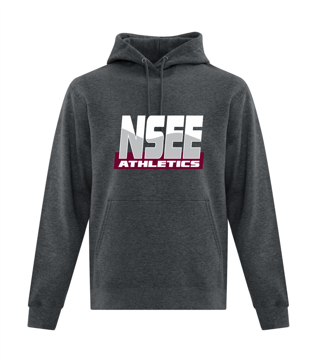 Cotton Hoodie - Athletic / Heather - NSEE School 2025-26