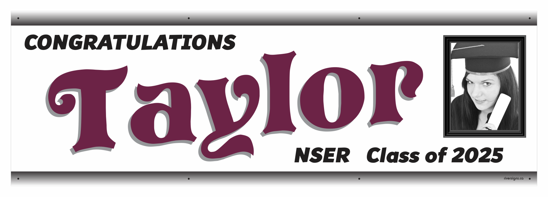 The ’Taylor’ Banner - 2’ x 6’