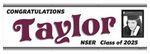 The ’Taylor’ Banner - 2’ x 6’
