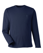 Unisex Charge Snag and Soil Protect Long Sleeve T-Shirt - Harriton M118L