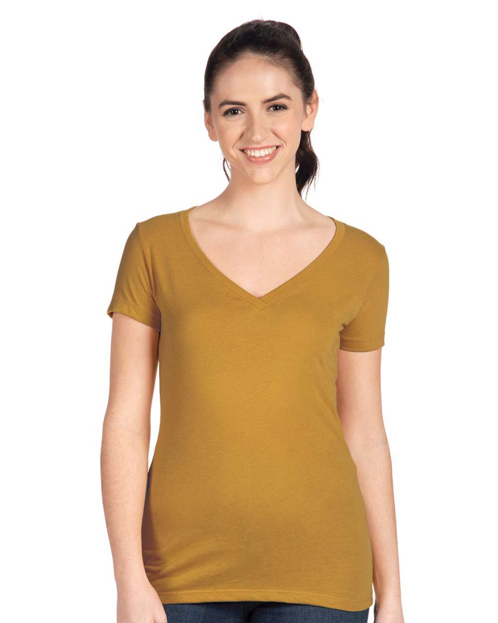 Ladies' Ideal V-Neck T-Shirt - S&S Next Level 1540