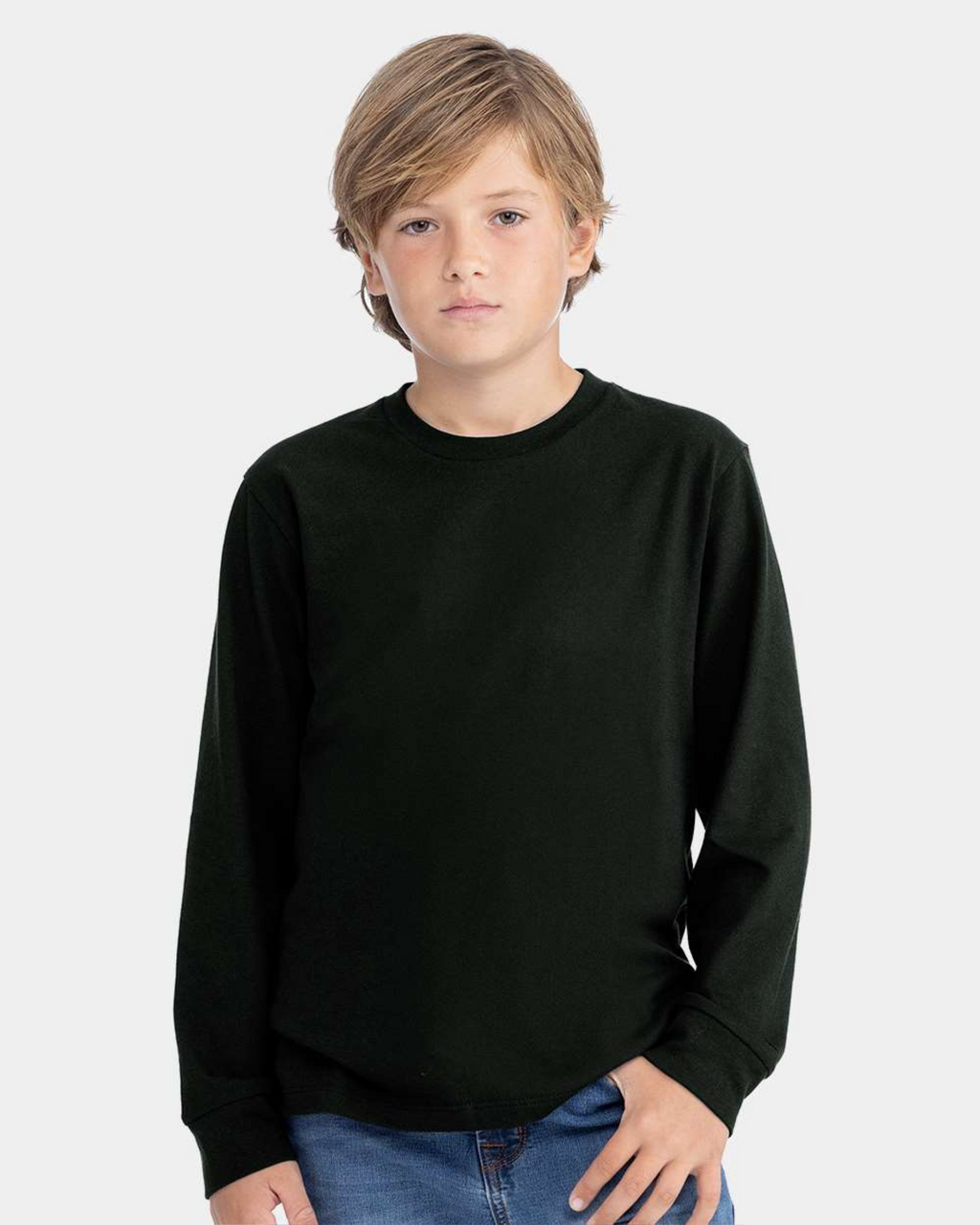 Youth Cotton Long Sleeve T-Shirt - S&S Next Level 3311