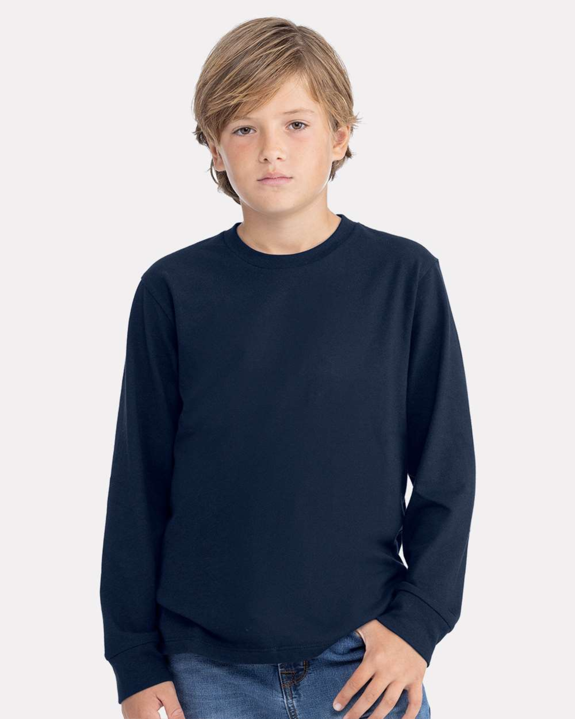 Youth Cotton Long Sleeve T-Shirt - Next Level 3311