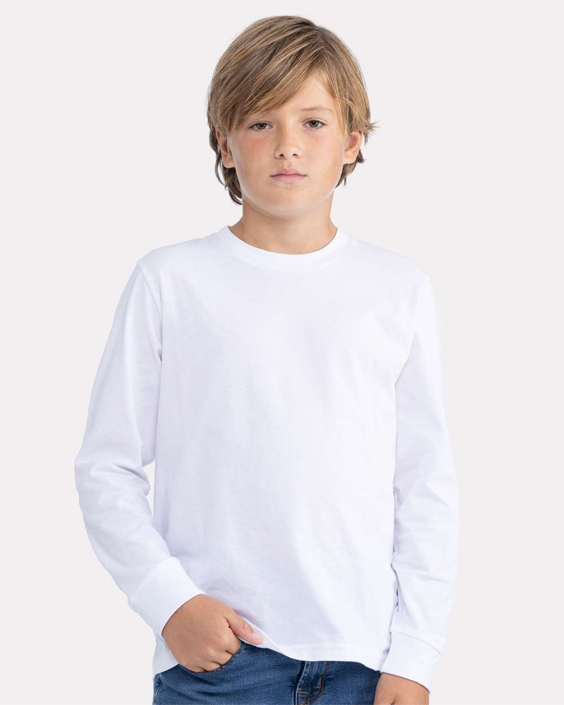 Youth Cotton Long Sleeve T-Shirt - Next Level 3311
