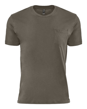 Cotton  Pocket T-Shirt - Next Level 3605