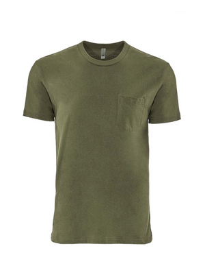 Cotton  Pocket T-Shirt - Next Level 3605