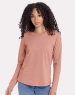 Ladies' Cotton Relaxed Long Sleeve T-Shirt - Next Level 3911