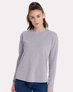 Ladies' Cotton Relaxed Long Sleeve T-Shirt - Next Level 3911