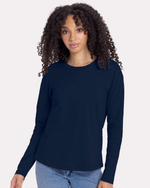 Ladies' Cotton Relaxed Long Sleeve T-Shirt - Next Level 3911