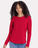 Ladies' Cotton Relaxed Long Sleeve T-Shirt - Next Level 3911