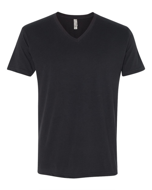 Sueded V-Neck T-Shirt- Next Level 6440