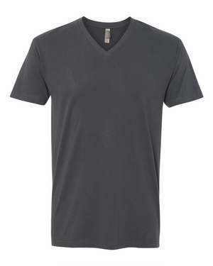 Sueded V-Neck T-Shirt- Next Level 6440