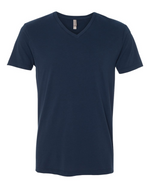 Sueded V-Neck T-Shirt- Next Level 6440