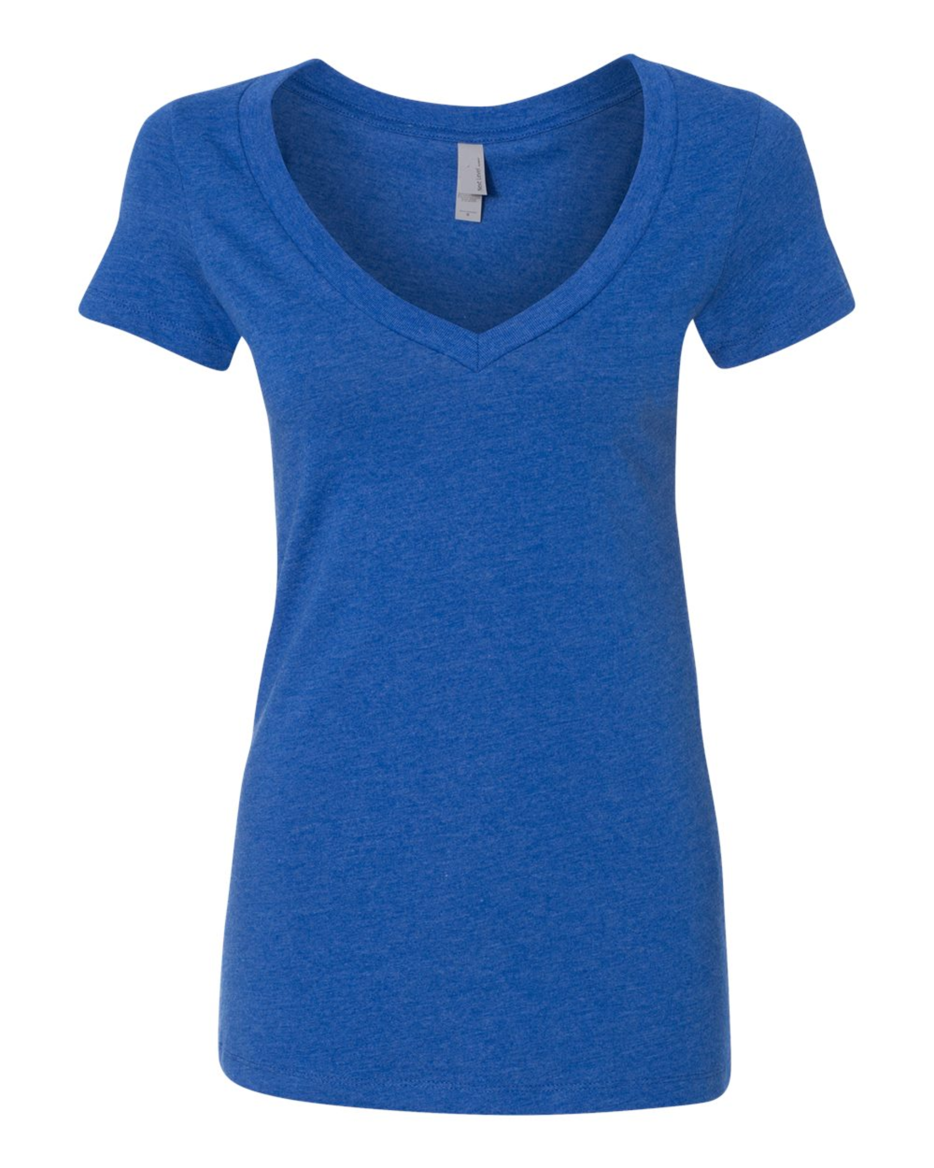 Ladies' CVC Deep V-Neck T-Shirt - Next Level 6640