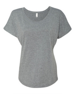 Ladies' Triblend Dolman T-Shirt - Next Level 6760