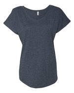 Ladies' Triblend Dolman T-Shirt - Next Level 6760