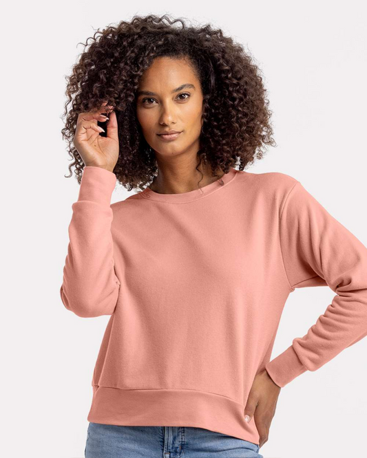 Ladies' Laguna Sueded Sweatshirt - Next Level 9084