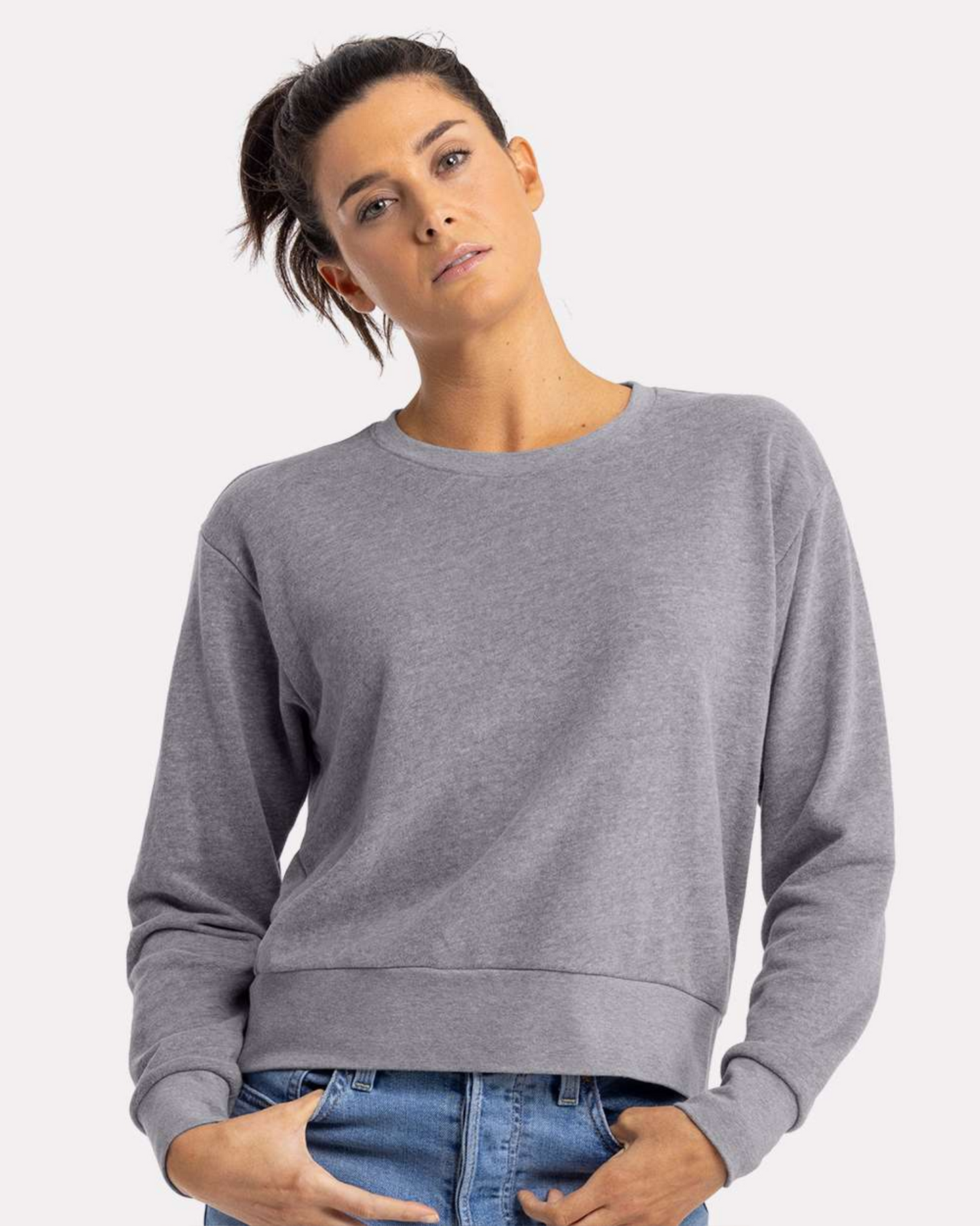 Ladies' Laguna Sueded Sweatshirt - Next Level 9084