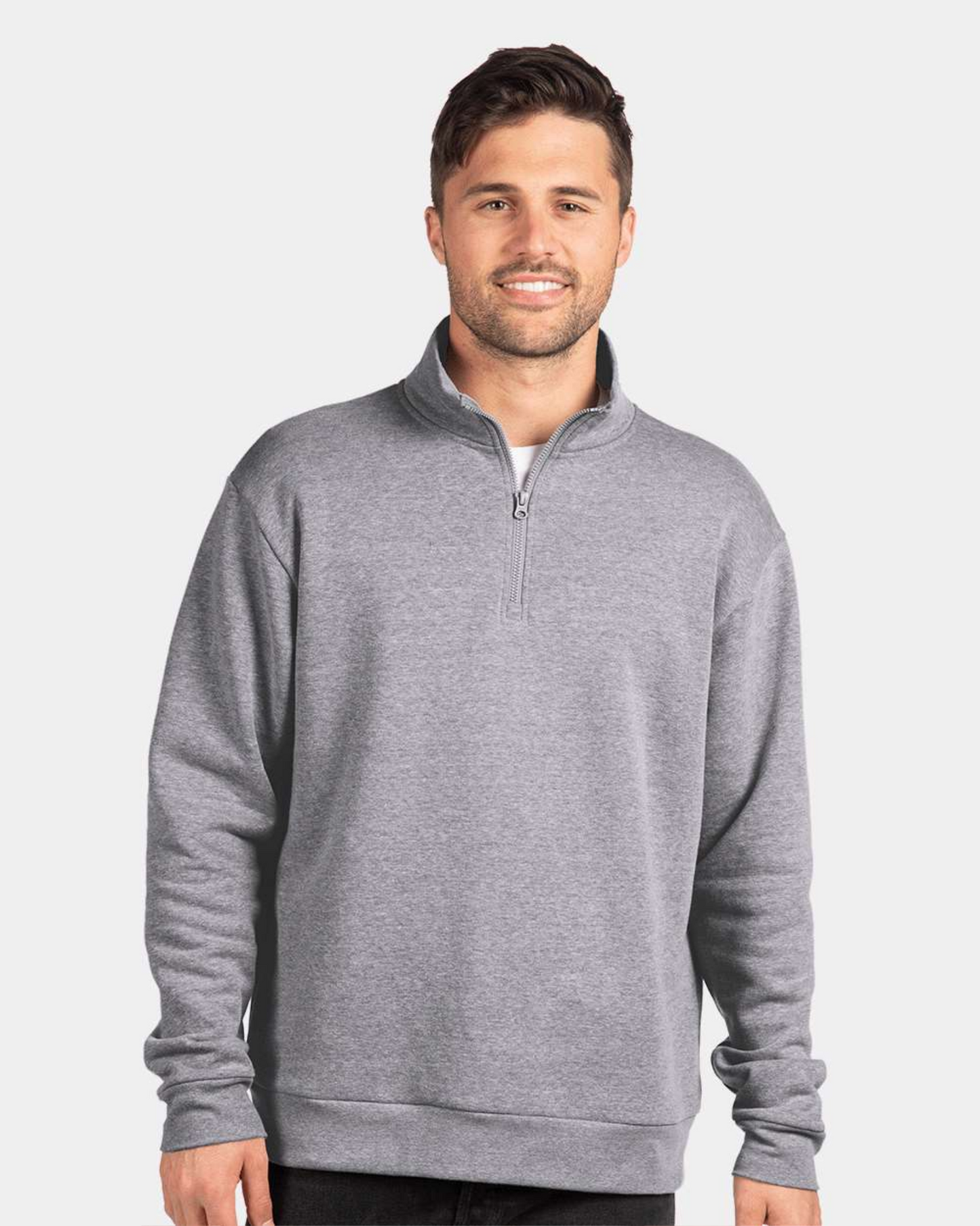 Fleece Quarter-Zip Pullover - Next Level 9643