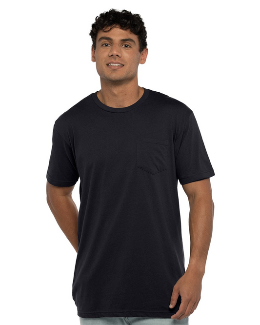 Cotton  Pocket T-Shirt - Next Level 3605
